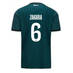 AS Monaco Denis Zakaria #6 Borta Kläder 2024-25 Kortärmad